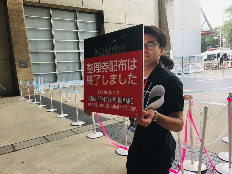 Illustration for article titled Final Fantasy VII Remake Seems Popular At The Tokyo Game Show